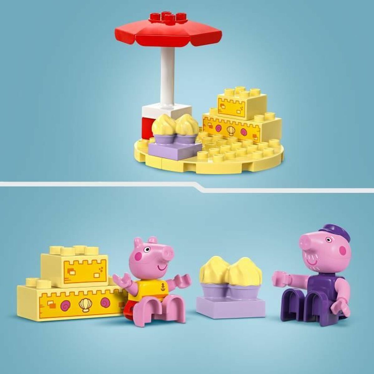 Bouwspel Lego Peppa Pig's Boat Trip Multicolour